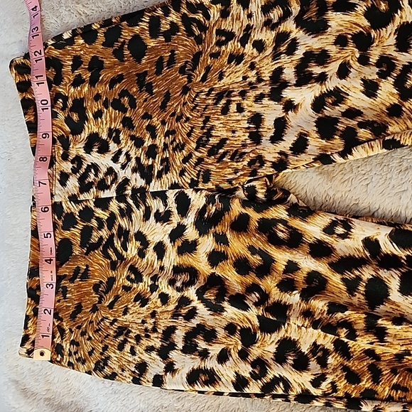 Leopard Flare Boho Pants - Picture 5 of 12
